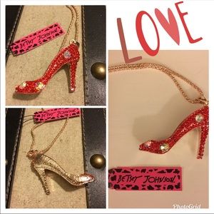 Red Hot Stiletto Necklace